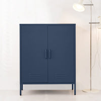 Artiss Buffet Sideboard Metal Cabinet - SWEETHEART Blue Furniture Kings Warehouse 