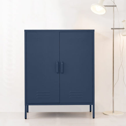 Artiss Buffet Sideboard Metal Cabinet - SWEETHEART Blue Furniture Kings Warehouse 