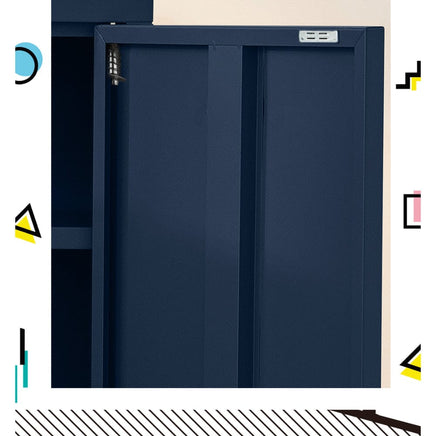 Artiss Buffet Sideboard Metal Cabinet - SWEETHEART Blue Furniture Kings Warehouse 
