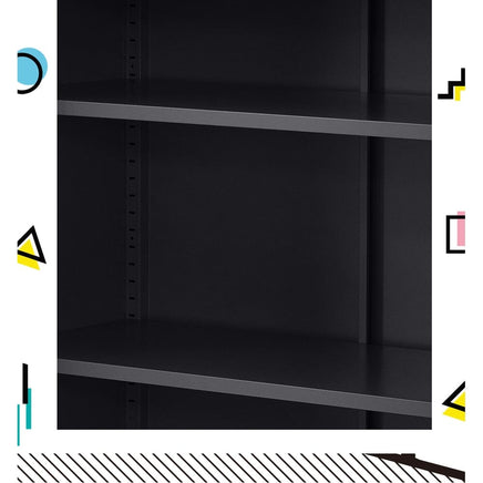 Artiss Buffet Sideboard Metal Cabinet - SWEETHEART Charcoal Furniture Kings Warehouse 