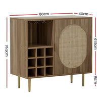 Artiss Buffet Sideboard with Wine Rack - ANYA Furniture Kings Warehouse 