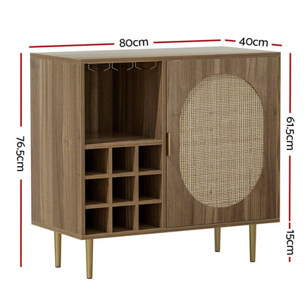 Artiss Buffet Sideboard with Wine Rack - ANYA Furniture Kings Warehouse 