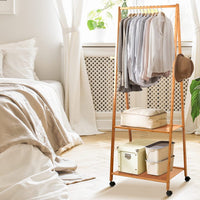 Artiss Clothes Rack Airer Coat Stand 165x59cm Wheels Home & Garden Kings Warehouse 