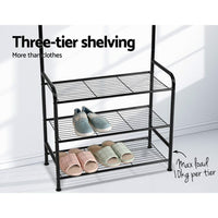 Artiss Clothes Rack Airer Coat Stand 179cm Hanger Rail Closet Home & Garden Kings Warehouse 