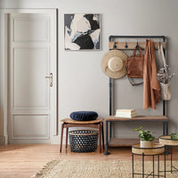 Artiss Clothes Rack Shoe Rack Vintage Coat Stand Hallway Shelf Furniture Frenzy KingsWarehouse 