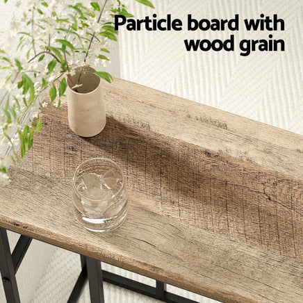 Artiss Coffee Table Side Table Walnut Anika Furniture Kings Warehouse 