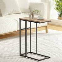 Artiss Coffee Table Side Table Walnut Anika Furniture Kings Warehouse 