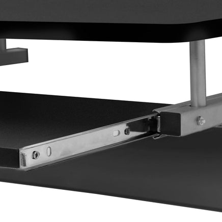Artiss Computer Desk Keyboard Tray Shelf Black 60CM Furniture Kings Warehouse 