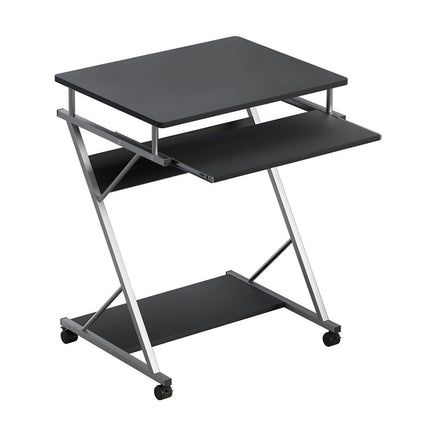 Artiss Computer Desk Keyboard Tray Shelf Black 60CM Furniture Kings Warehouse 