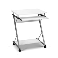 Artiss Computer Desk Keyboard Tray Shelf White 60CM Furniture Kings Warehouse 