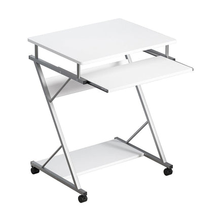 Artiss Computer Desk Keyboard Tray Shelf White 60CM Furniture Kings Warehouse 