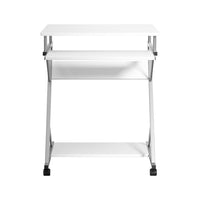 Artiss Computer Desk Keyboard Tray Shelf White 60CM Furniture Kings Warehouse 