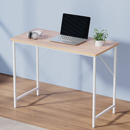 Artiss Computer Desk Oak 100CM Furniture Kings Warehouse 