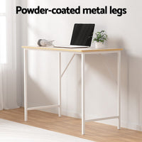 Artiss Computer Desk Oak 100CM Furniture Kings Warehouse 
