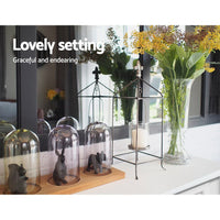 Artiss Console Table 3 Drawers White Hamptons Furniture Kings Warehouse 