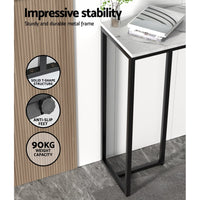 Artiss Console Table Marble Effect Frenisha Home & Garden Kings Warehouse 