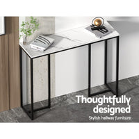 Artiss Console Table Marble Effect Frenisha Home & Garden Kings Warehouse 