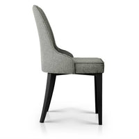Artiss Dining Chairs Set of 2 Linen Fabric Grey Furniture Kings Warehouse 