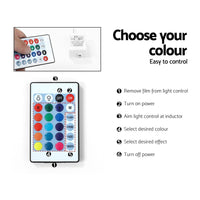 Artiss Entertainment Unit TV Cabinet LED 145cm White Angus Furniture Kings Warehouse 