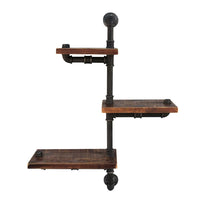 Artiss Floating DIY Pipe Shelf 3 Tiers - IVAN Home & Garden Kings Warehouse 