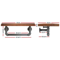 Artiss Floating DIY Pipe Shelf - IVES Home & Garden Kings Warehouse 