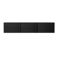 Artiss Floating Entertainment Unit TV Cabinet High Glossy Black 3 Cabinets 200CM Furniture Kings Warehouse 