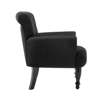 Artiss French Lorraine Chair Retro Wing - Black Redecorate for Winter Kings Warehouse 