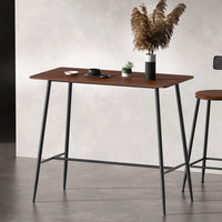 Artiss Halle Bar Table 120CM Rectangular Furniture Kings Warehouse 