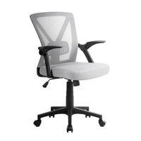 Artiss Mesh Office Chair Mid Back Grey Furniture Kings Warehouse 