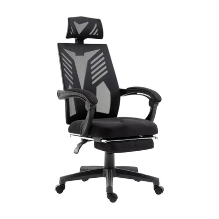 Artiss Mesh Office Chair Recliner Black Furniture Kings Warehouse 