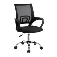 Artiss Office Chair Gaming Chair Computer Mesh Chairs Executive Mid Back Black Furniture Frenzy Kings Warehouse 