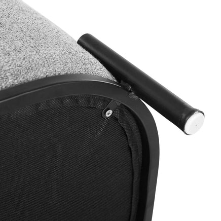 Artiss Ottoman Foot Stool Square Linen Grey Furniture Kings Warehouse 