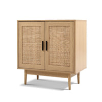 Artiss Rattan Buffet Sideboard 2 Doors - BRIONY Oak Furniture Kings Warehouse 