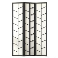 Artiss Room Divider Screen Privacy Wood Dividers Stand 3 Panel Archer Archer Black Kings Warehouse 