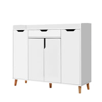 Artiss Shoe Rack Cabinet 26 Pairs Adjustable White Cissy Furniture Kings Warehouse 