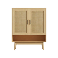 Artiss Shoe Rack Cabinet Rattan 5-tier 20 Pairs Dani Furniture Kings Warehouse 