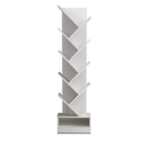 Artiss Tree Bookshelf 9 Tiers - ECHO White Furniture Kings Warehouse 