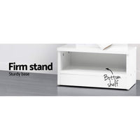 Artiss Tree Bookshelf 9 Tiers - ECHO White Furniture Kings Warehouse 