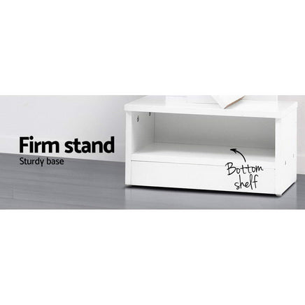 Artiss Tree Bookshelf 9 Tiers - ECHO White Furniture Kings Warehouse 