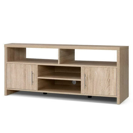 Artiss TV Cabinet Entertainment Unit 140cm Oak Ken Furniture Kings Warehouse 