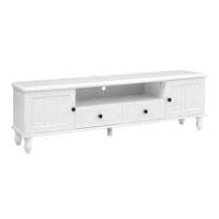 Artiss TV Cabinet Entertainment Unit 160cm White Kubi Furniture Kings Warehouse 