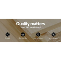 Artiss TV Cabinet Entertainment Unit 180cm Wood White James Furniture Kings Warehouse 