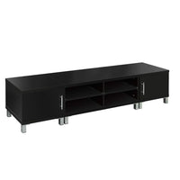 Artiss TV Cabinet Entertainment Unit 190cm Black Danson Furniture Kings Warehouse 