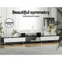 Artiss TV Cabinet Entertainment Unit Extendable 160CM To 220CM Furniture Kings Warehouse 