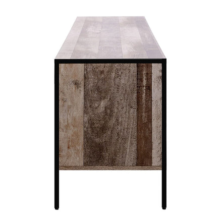 Artiss TV Stand Entertainment Unit Storage Cabinet Industrial Rustic Wooden 120cm Furniture Kings Warehouse 
