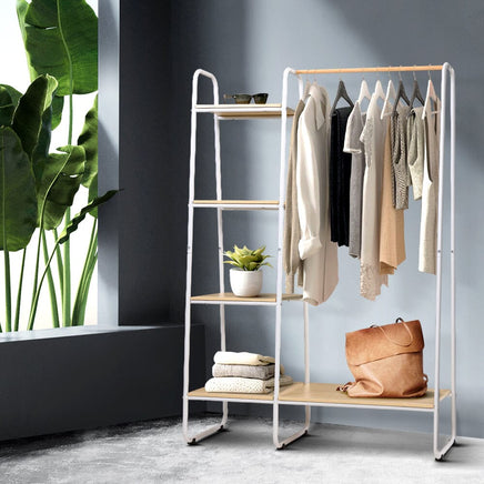 Artiss Wardrobe Clothes Rack Airer Coat Stand 150cm Home & Garden Kings Warehouse 