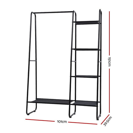 Artiss Wardrobe Clothes Rack Airer Coat Stand Closet 150cm Home & Garden Kings Warehouse 
