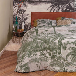 At Home Tour du Monde Sand Cotton Quilt Cover Set Queen Home & Garden Kings Warehouse 