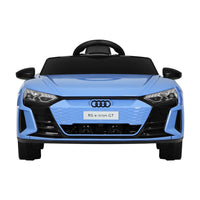 Audi Ride On Car Electric Sports Toy Cars RS e-tron GT Licensed Rigo Blue 12V Kings Warehouse 