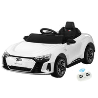 Audi Ride On Car Electric Sports Toy Cars RS e-tron GT Licensed Rigo White 12V Kings Warehouse 